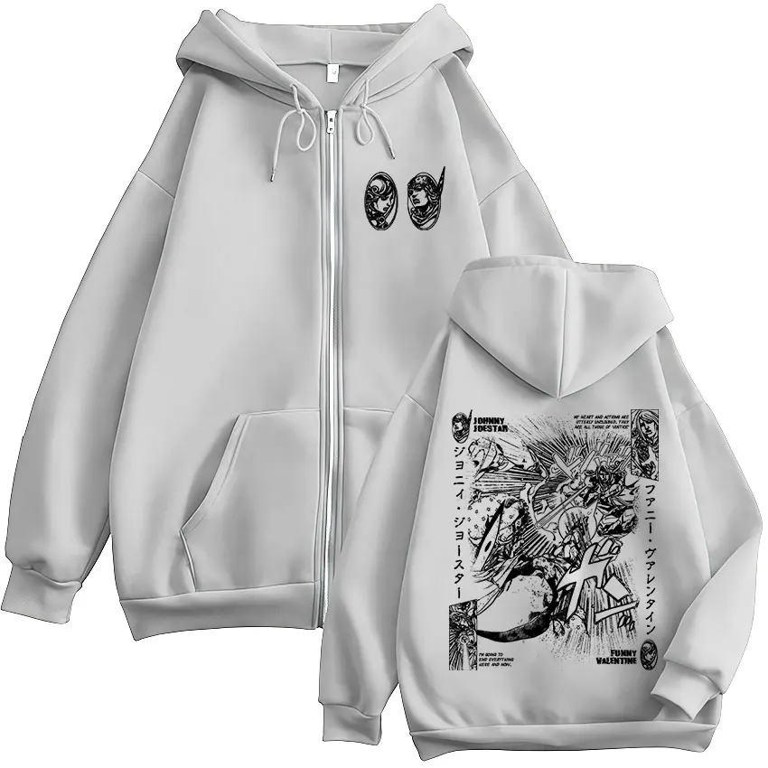 Anime JoJo Bizarre Adventure Johnny Joestar Hoodie