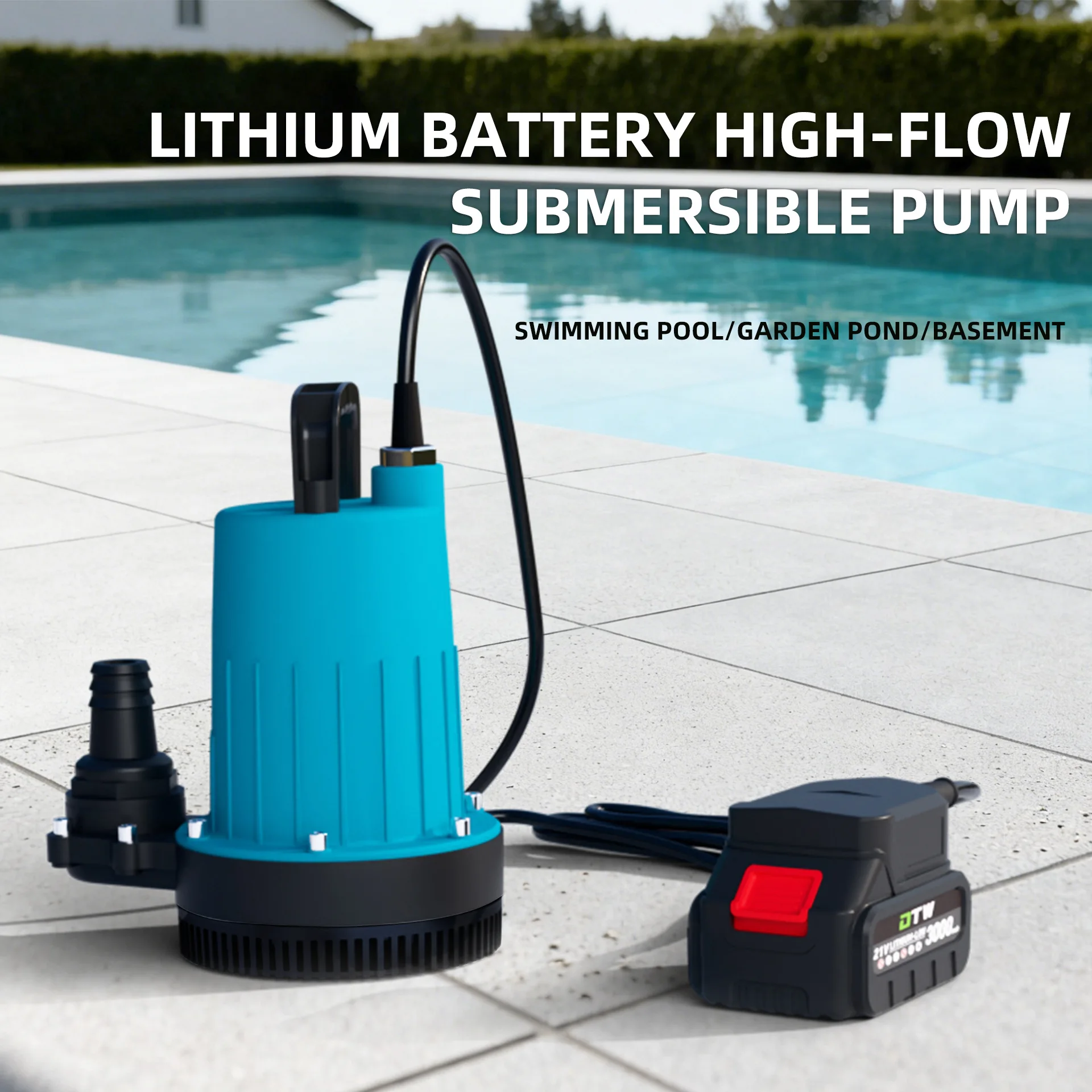 Electric Watering Can 21V Lithium Battery Wireless Portable Multi-function Pumping Water Change Irrigation Flower Watering