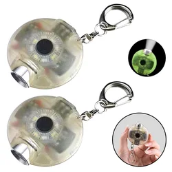 Mini Keychain Flashlight 6 Light Modes TYPE-C Fast Charging Multi-function Waterproof Fluorescent Magnetic Warning Camping Lamp