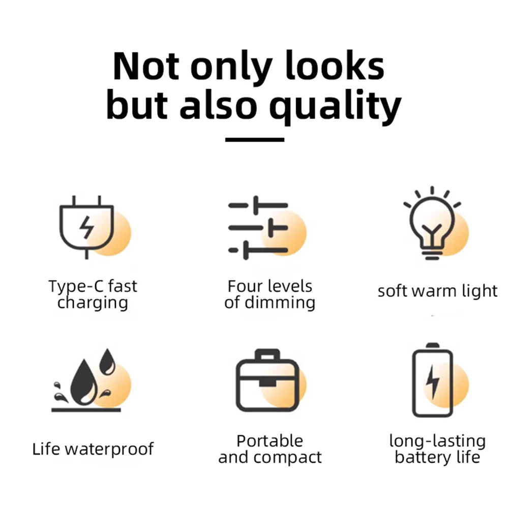 Robot-Shaped Emergency Light Waterproof USB Rechargeable Portable Hanging Tent Light Emergency Lantern Outdoor Camping Equipment