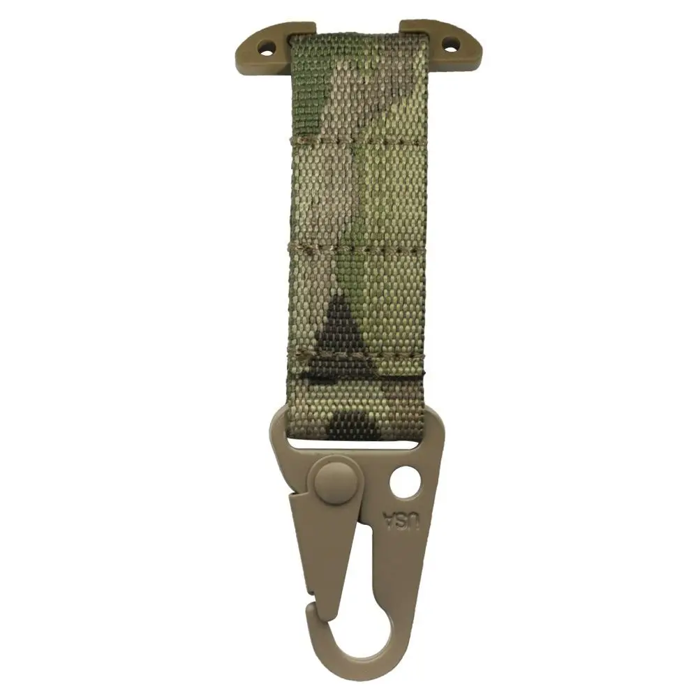 جديد متعدد الوظائف في الهواء الطلق الصدام هوك النايلون حزام حلقة تسلق معلقة المفاتيح بلون في الهواء الطلق حزام مشبك الملحقات #4