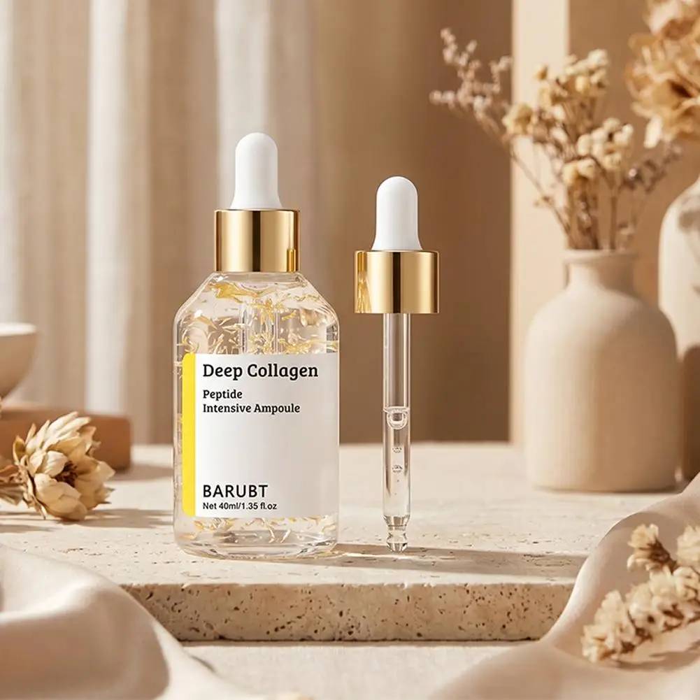 40ml Nourish Hydrate Replenish For Healthy-Looking Skin Serum Deep Collagen Peptide Intensive Ampoule Korean Face Care Essence