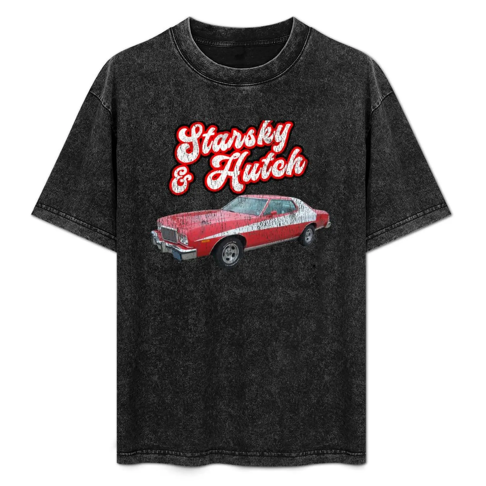 Starsky and Hutch T-Shirt Minimalist Casual Short Sleeve Top