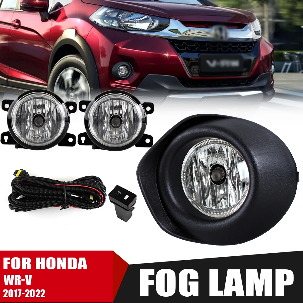 

Комплект для модернизации передних противотуманных фар DLAA для HONDA WRV 2017-2022: Дополнительный комплект противотуманных фар с переключателем и проводкой