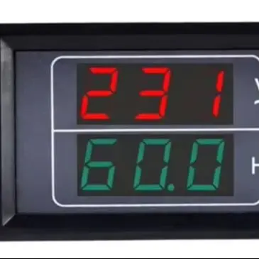 Digital AC Voltage And For Frequency Combination Meter 50-500V 10-99.9Hz LED Display Embedded Panel Instrument For Industrial
