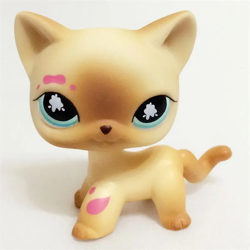 Rare littlest pet shop lps toys collezione di cani cute littlest salsiccia vecchia figura animale originale regali di natale per bambini