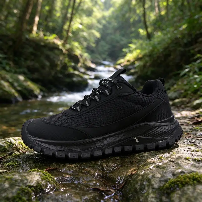 Anti Slip Trail Running Sneakers - 2026年新作、高級感あふれるメンズランニングシューズ。滑り止め加工を施した、男女兼用のウォーキングシューズ。アウトドアスポーツにも最適な、耐久性に優れたメンズシューズ。