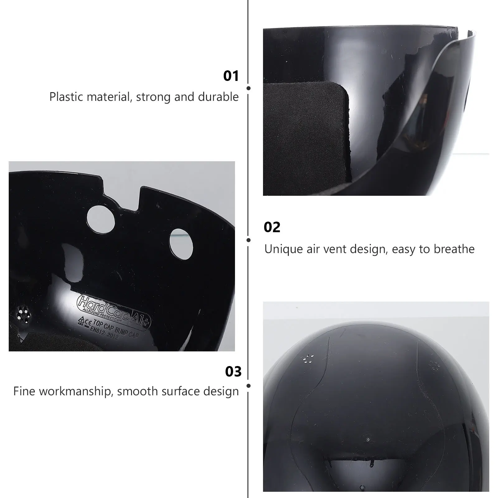 Insert de capuchons anti-choc, doublure de chapeau universelle, Protection de la tête, Ventilation Durable, Anti-Collision, installation facile, insertion de capuchons anti-chocs