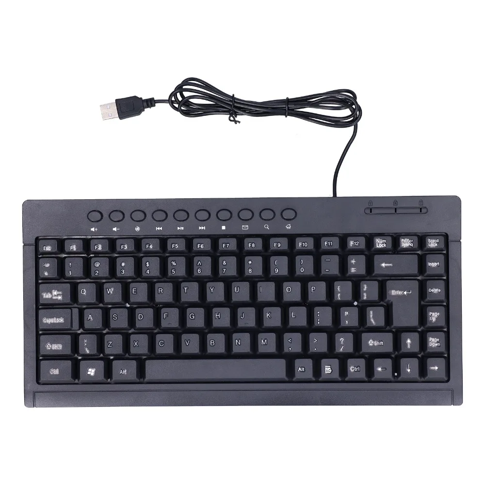 

Миниатюрная проводная клавиатура на 87 клавиш, ультратонкая, с функцией Plug and Play, бесшумными клавишами, черного цвета, механическая, для игр.
