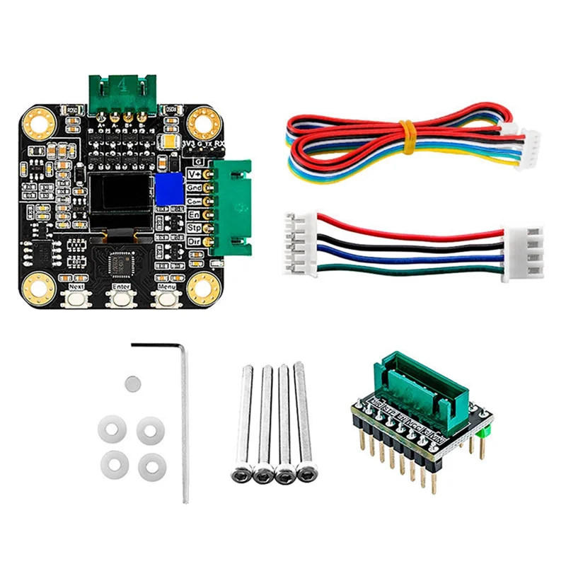 

Новый шаговый двигатель MKS SERVO42C PCBA, 32-битный сервопривод ARM, контроллер SMT32, 17 серводвигателей для аксессуаров для 3D-принтеров