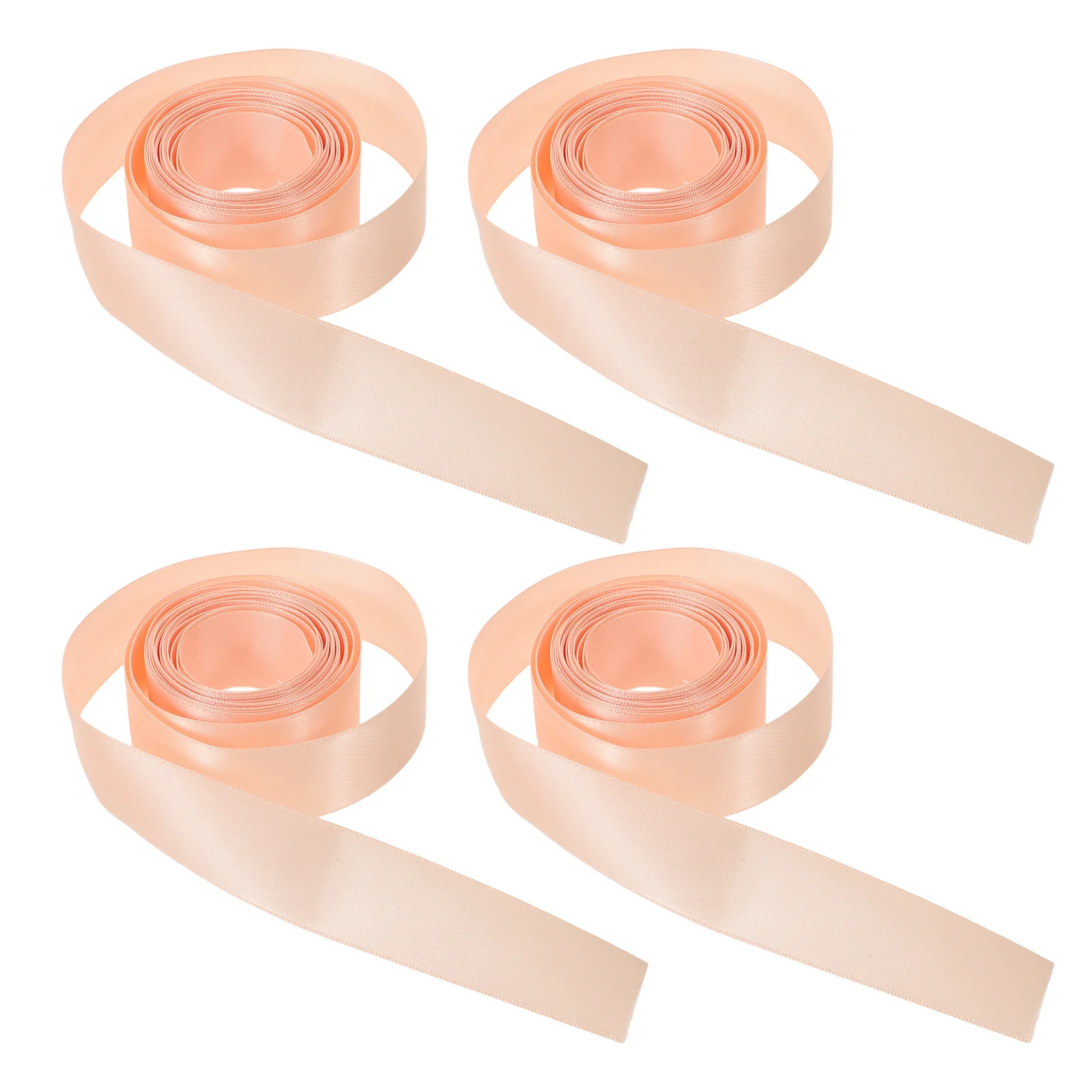 ริบบิ้นบัลเลต์ 4 ชิ้น กว้าง 19.7 หลา ริบบิ้นผ้าซาตินสำหรับรองเท้าบัลเลต์สำหรับผู้หญิง ใช้สำหรับเต้นรำบนเวทีและการแสดงบัลเลต์