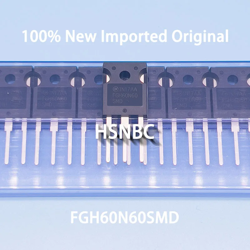 

10Pcs/Lot FGH60N60SMD FGH60N60 60N60 TO-247 600V 120A IGBT Power Transistor 100% New Imported Original