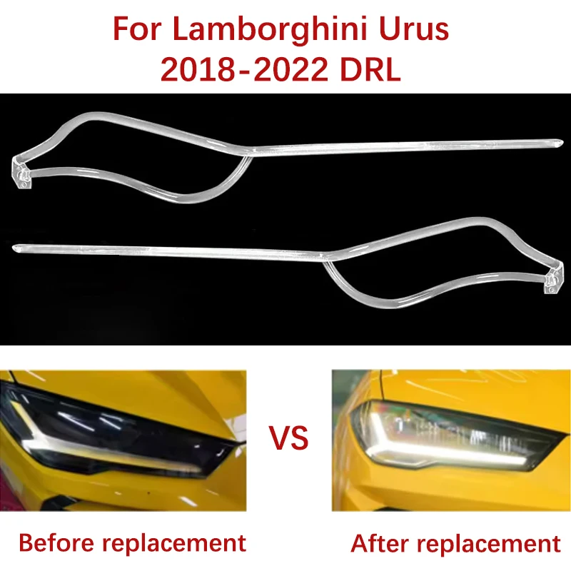 Suitable for Lamborghini URUS Car DRL Guide Strip 18-22 Ballast Light Source Module White Angel Eye Headlight Bulb High Quality