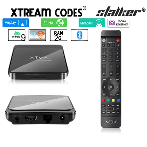 MEELO PLUS XTV PRO Amlogic S905X3 TV BOX STALKER Smartest DDR4 2GB XTREAM CODES PORTAL GIGABIT 1000M DUAL WIFI MEDIA STREAMER