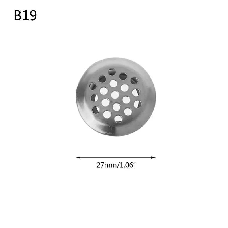 Stainless Steel Air Vent Hole Ventilation Louver Round Shaped Venting Mesh Holes