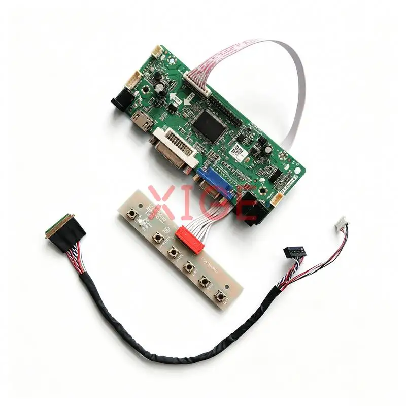 

Controller Board Fit HSD101PFW4 HSD101PFW2 M101NWT4 M101NWT2 1024x600 1024*600 Laptop Monitor Panel LVDS 40-Pin VGA DVI HDMI Kit