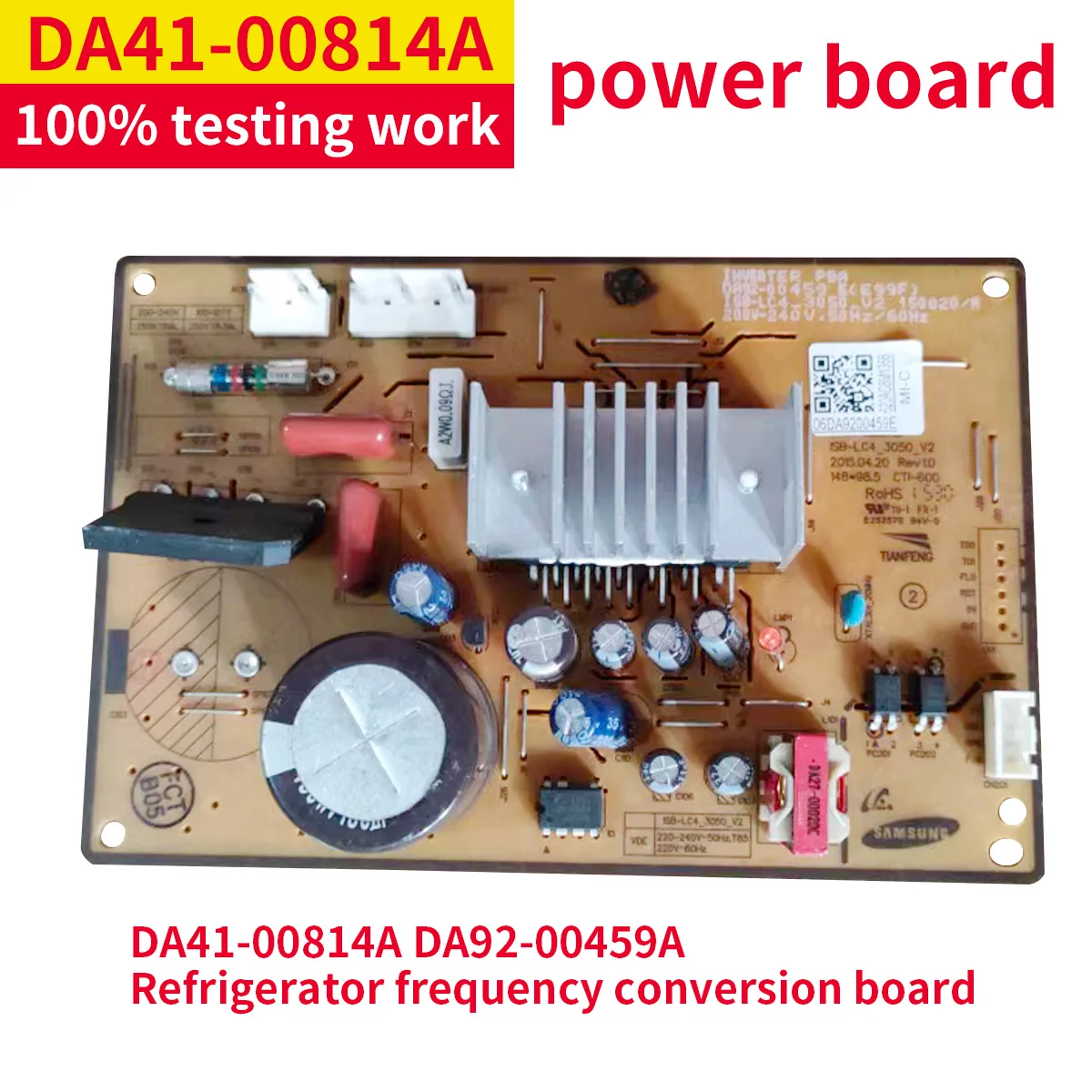 Original power board DA41-00814C DA41-00814A DA92-00459A Refrigerator frequency conversion board