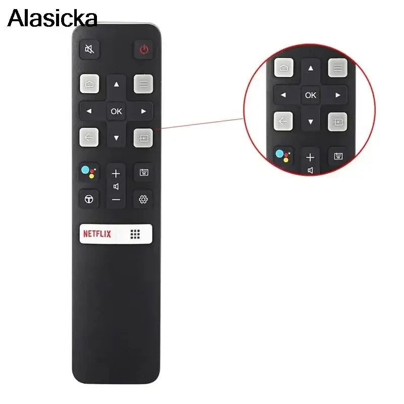 

Wireless Remote Control RC802V FMR1 for TCL Smart TV 65P8S 49S6800FS 49S6510FS 55P8S 55EP680 50P8S 49S6800FS 49S6510FS No Voice