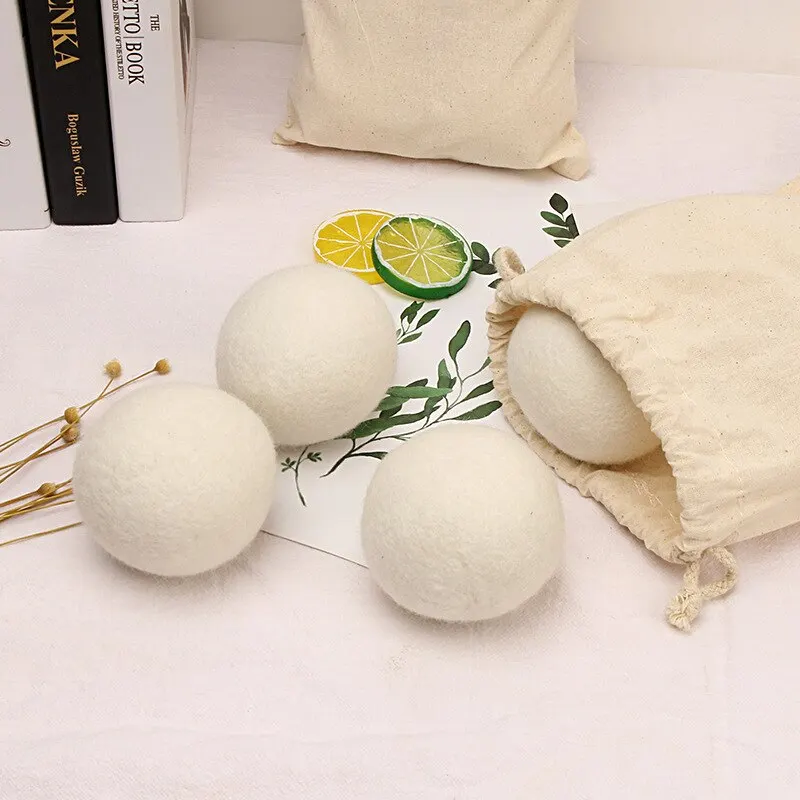 3/4/5cm Fleece Dry Kit Ball lana riutilizzabile asciugatrice palline ammorbidente lavanderia lavatrice accessori lavaggio domestico