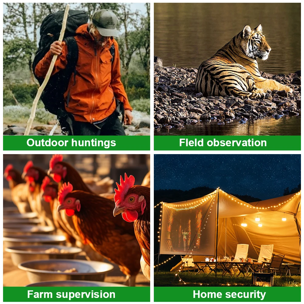 1080P TFT Color Display Day Night Use Outdoor Camera Multifunctional Night-Visions Camers Field Detection Infrared Camera