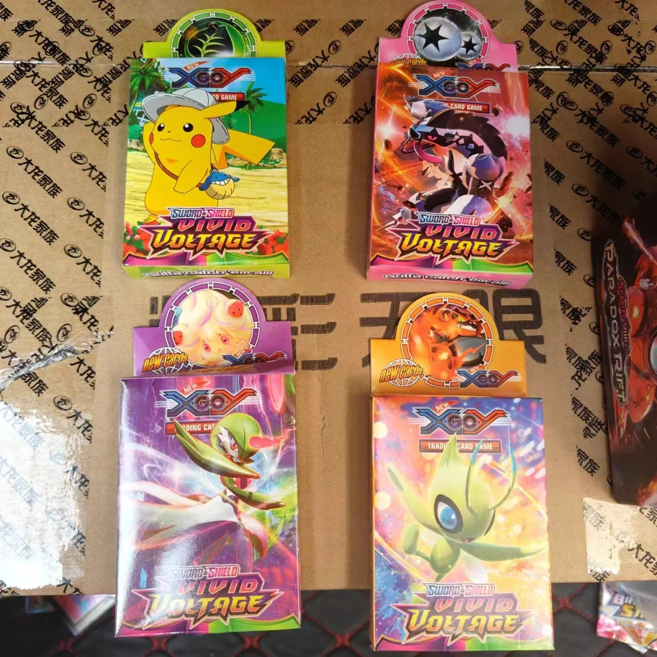 33 Pcs/set Pokemon Cards GX EX MEGA Trading Card Collection Game Kids Home Pikachu Card Game Battle Toys Sent Randomly Gift