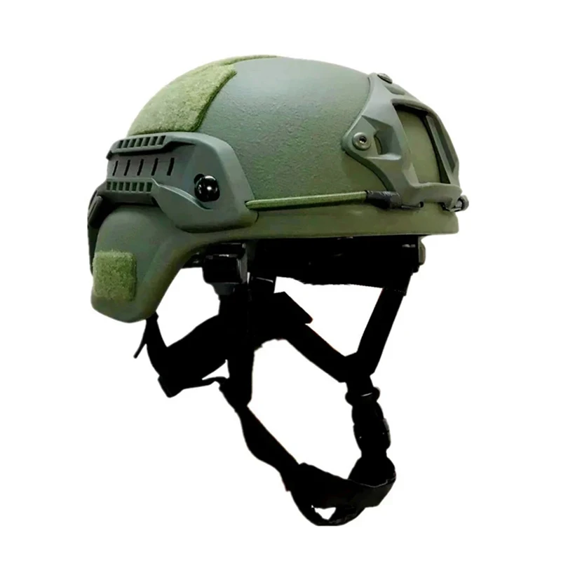 Casco balístico con certificación ISO MICH 2000 NIJ IIIA 7,62, protección de seguridad, fabricación de Kevlar de aramida, núcleo de guerra