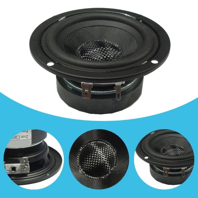 HiFi Sound 3inch 4OHM 15W Waterproof Subwoofer Speakers Fiberglasses Full Frequency Dropsale