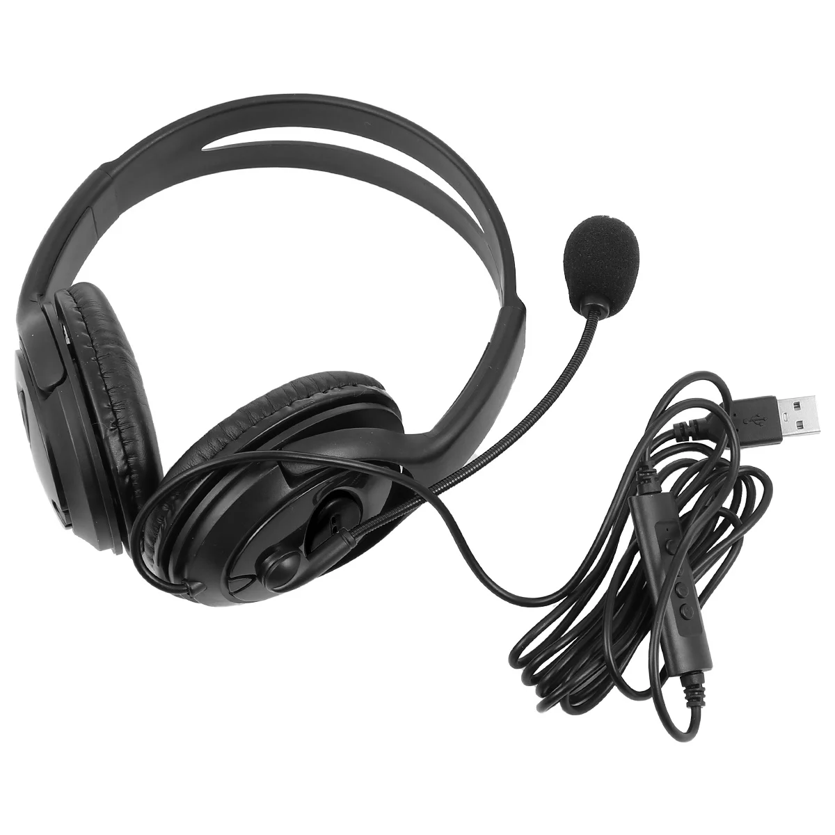 

Computer Earphone Head-Mounted Gaming Headset Noise Reduction Headphone Stereo Earphone Microphone for