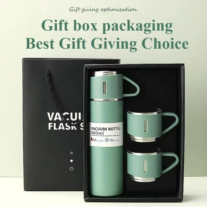 500ml  Thermal Water Bottle Keep Cold and Hot Water Bottle Thermos for Water Tea  Vacuum Flasks Stainless Steel Thermos Bottle