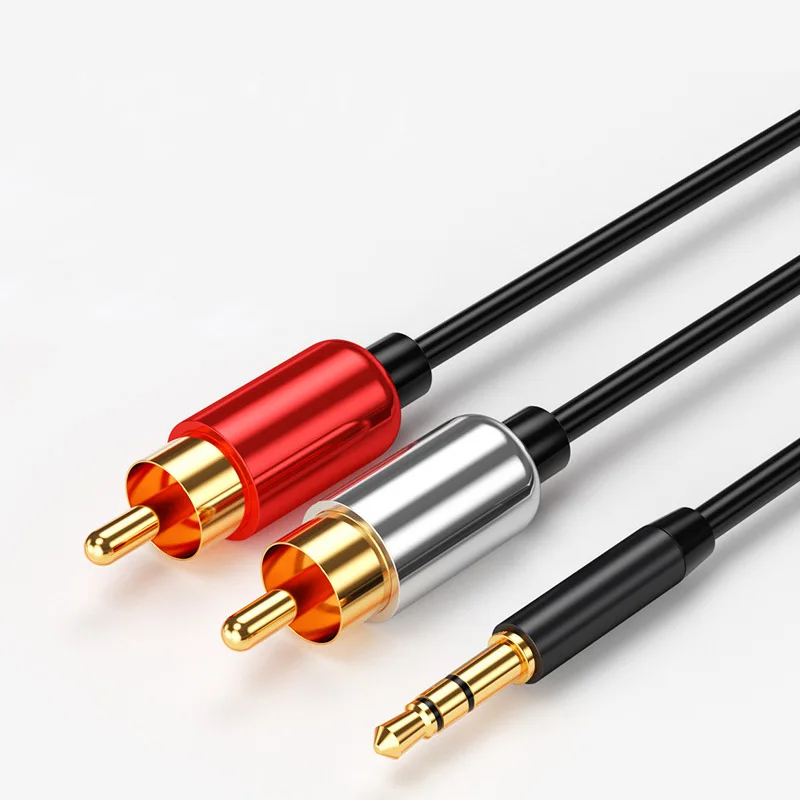 64 ps4 gilding audio cable audio ce male male alloy tinned copper wire video cables switch jw02 Recommend tablet