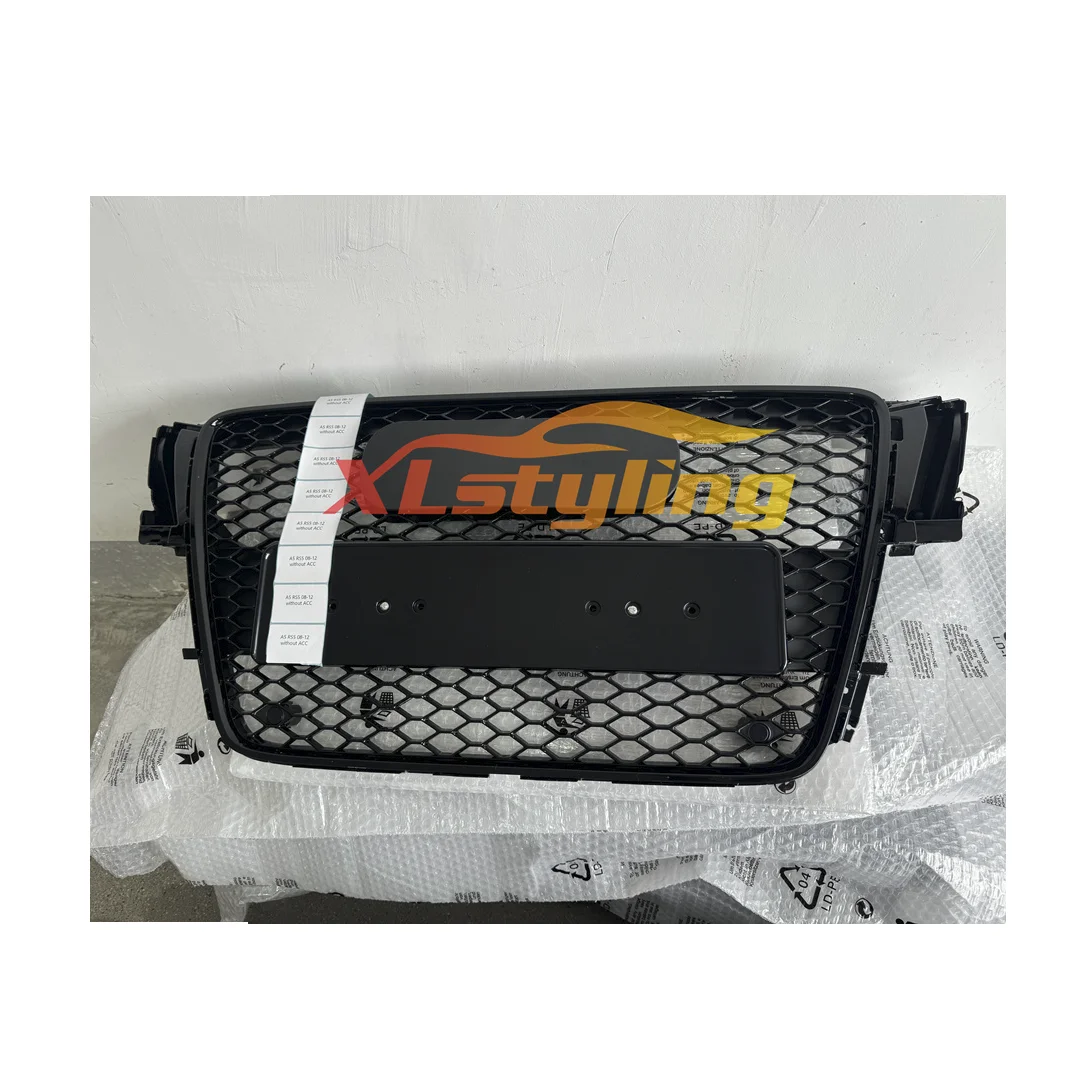 Car Auto A5 B8 2008-2012 B8.5 2013-2015 B9 2016-2018 RS5 Look upgrade honeycomb front grille For for au di A5 grill