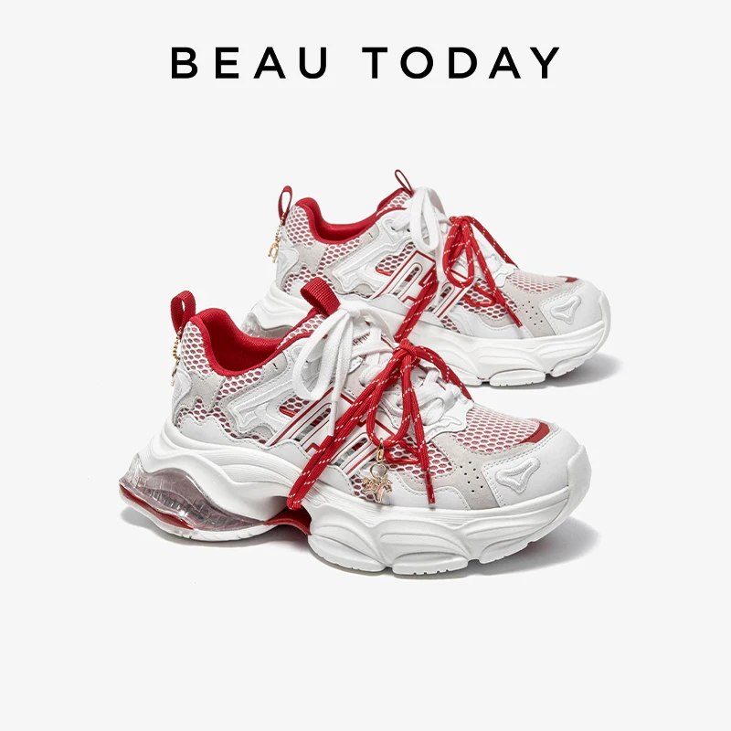 BEAUTODAY Chunky Sneakers Wome - Women'S Shoes Com ulasan dan harga