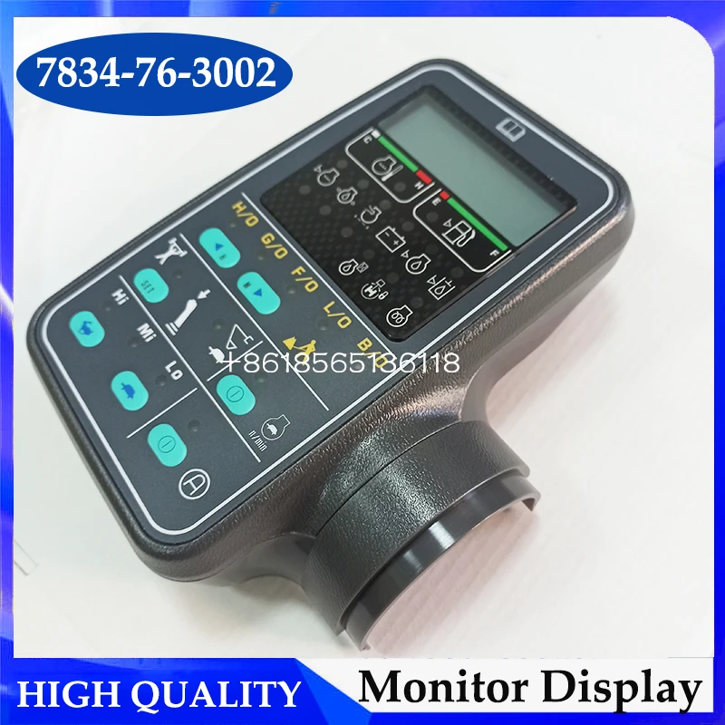 7834-76-3001 7834-76-3002 6D102 Display Panel Monitor For PC120-6 PC130-6 PC200-6 Excavator