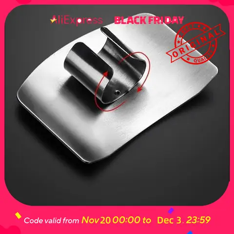 Protetor de dedo de aço inoxidável - Protetor de segurança para corte de cozinha para fatiar legumes e carne