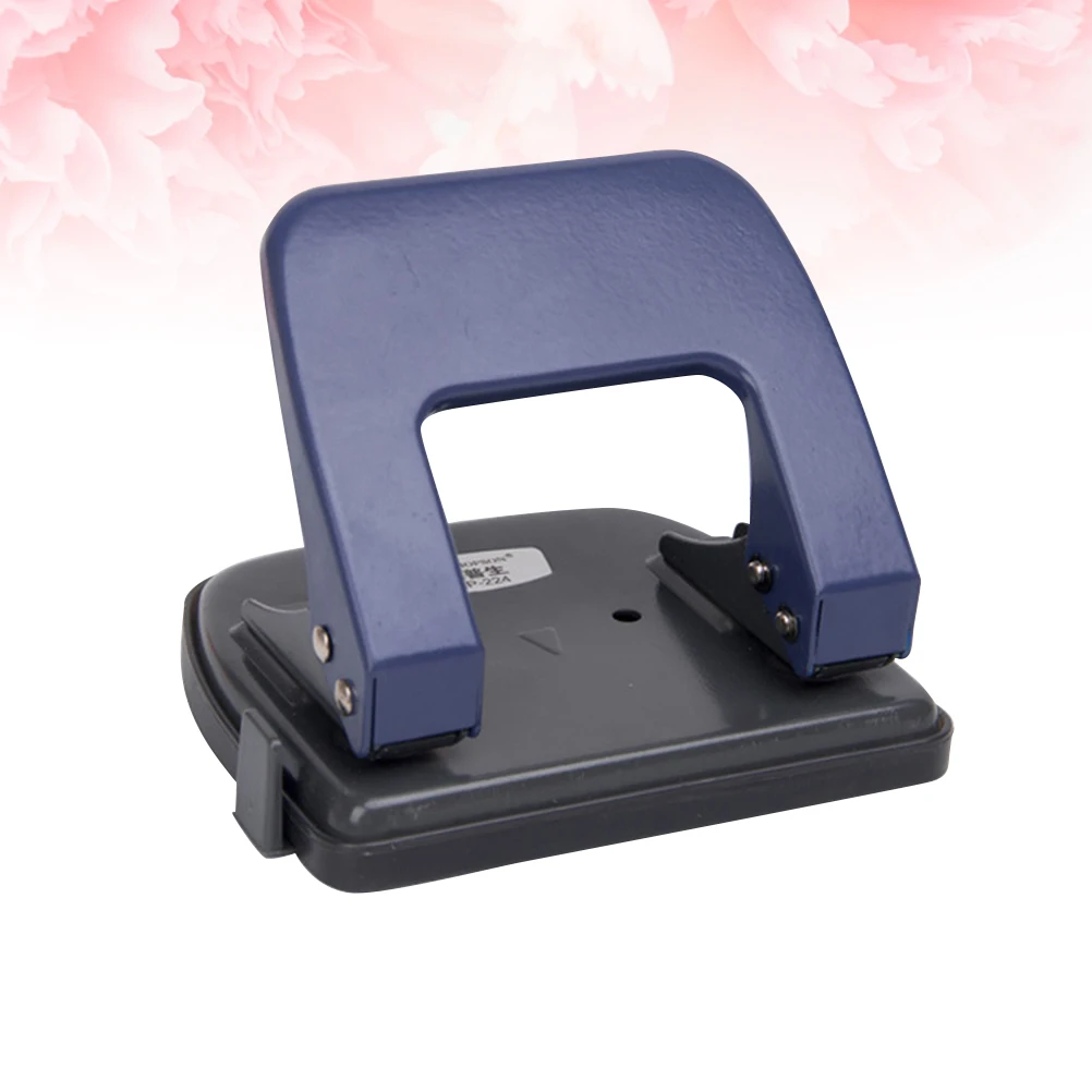 2 Hole Punch Heavy Duty Metal Craft Paper Cutter For Diy Scrapbooking Binding Supplies Durable Easy Grip Handle Quick Chip