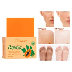 Papaya Brightening Exfoliating Peeling Soap Papaya Peeling Cleanser Exfoliating Face Wash Papaya Scrub Soap Moisturizing