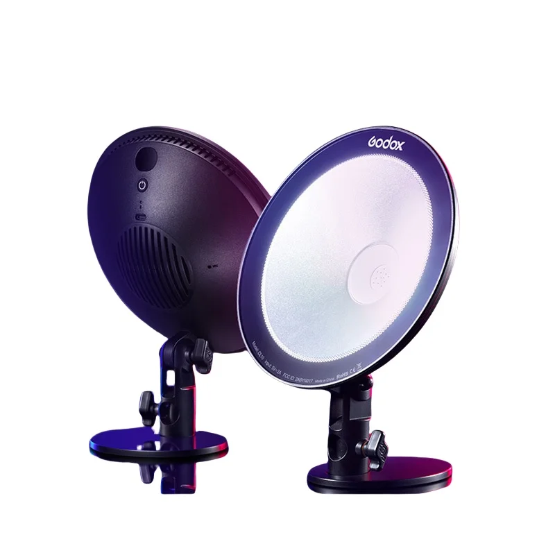 Godox Color Atmosphere LED ضوء ناعم Godox CL10 RGB LED للبث المباشر على YouTube TikTok Gaming Photography Studio