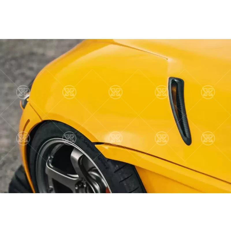 

Углеродное волокно, передний капот, вентиляционный разветвитель для Toyota Supra A90 A91 GR MK5 2019-2022, комплект кузова, автомобильные аксессуары