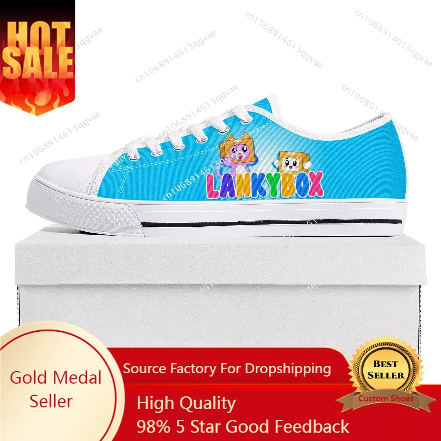 

Cartoon L-Lanky Low Top Sneakers Women Men Teenager High Quality Sneaker Canvas Custom Made Shoes B-Box Customize Shoe White