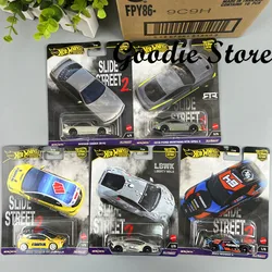 5 Pack Hot Wheels Premium Slide Street 1/64 Hoteelws Cars Miniature Car Toyota Hotweheels Model Car Hotwheels Cart FPY86 Case H