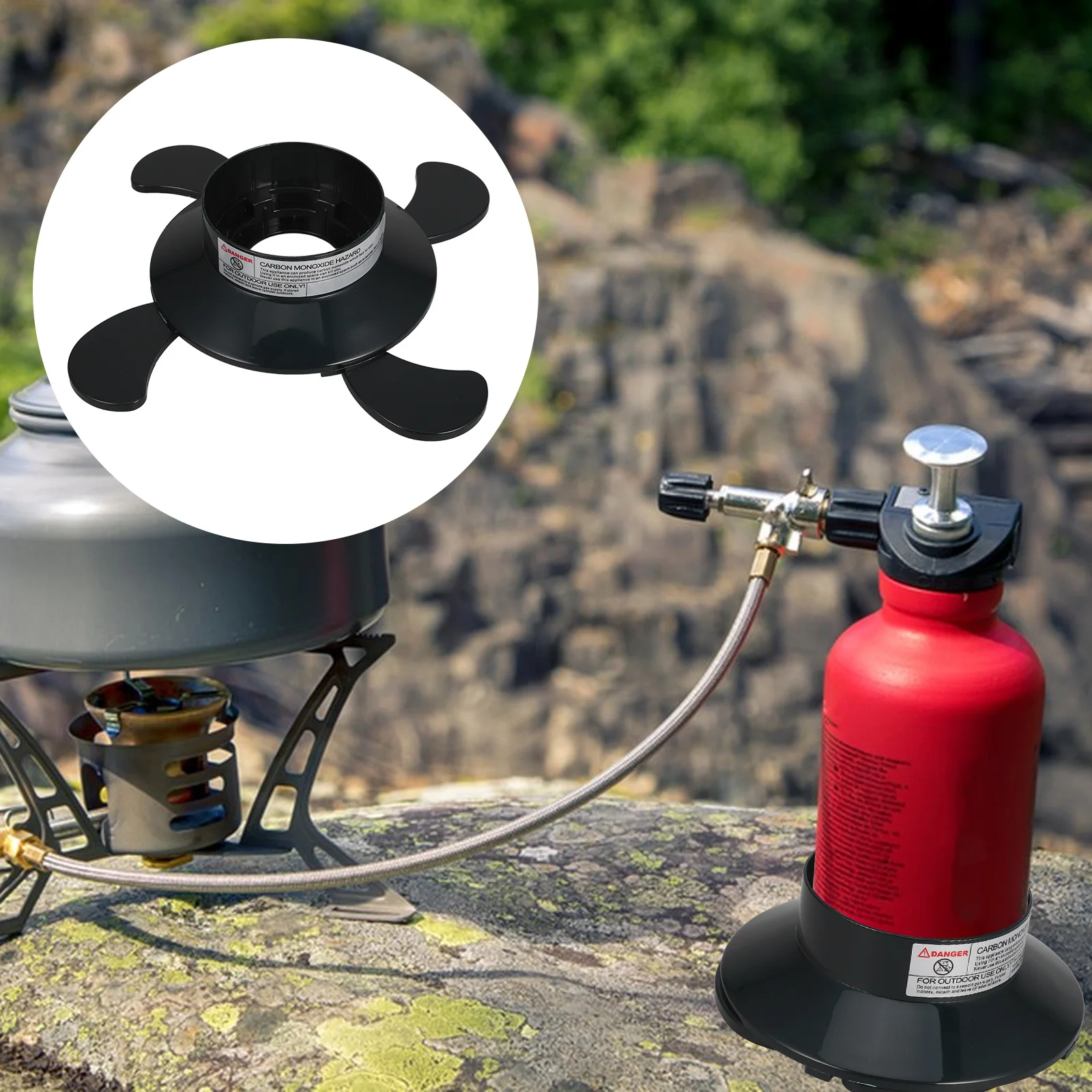 

Propane Cylinder Base Gas Bottle Fixed Support Camping Tank Stand Foldable Replacement Outdoor Stabilizer Plastic Wide Stable