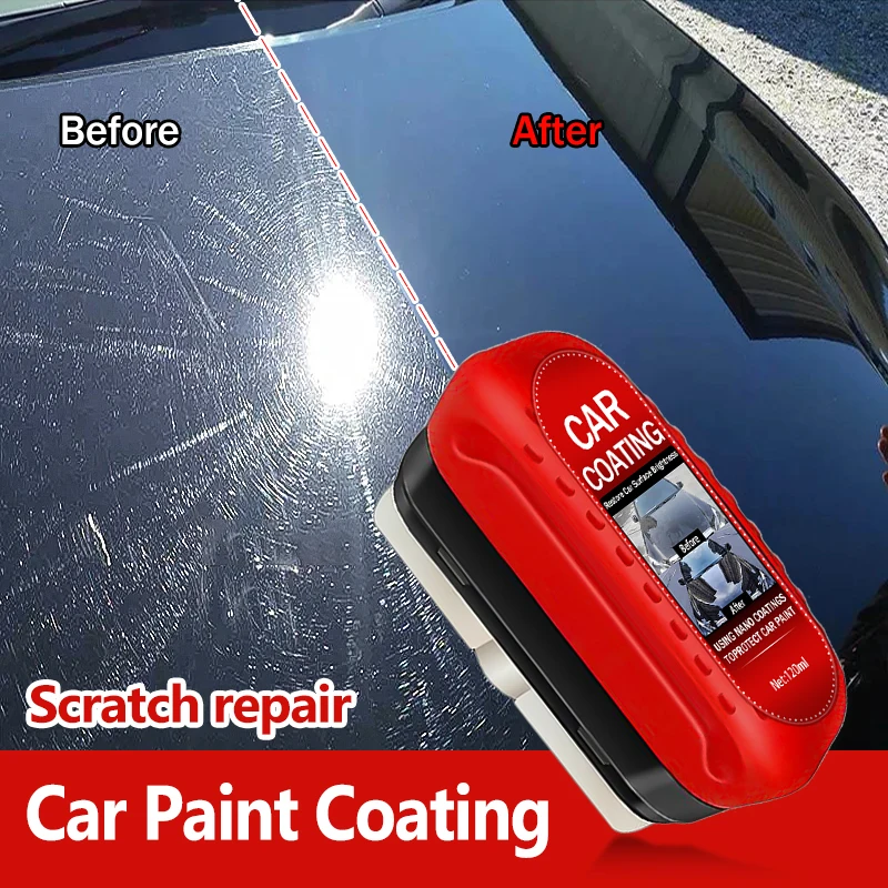 فرشاة طلاء السيارة مع 120 مل طلاء إصلاح السائل والخدش استعادة عالي اللمعان للسيارة جميع الألوان طقم تلميع الطلاء
