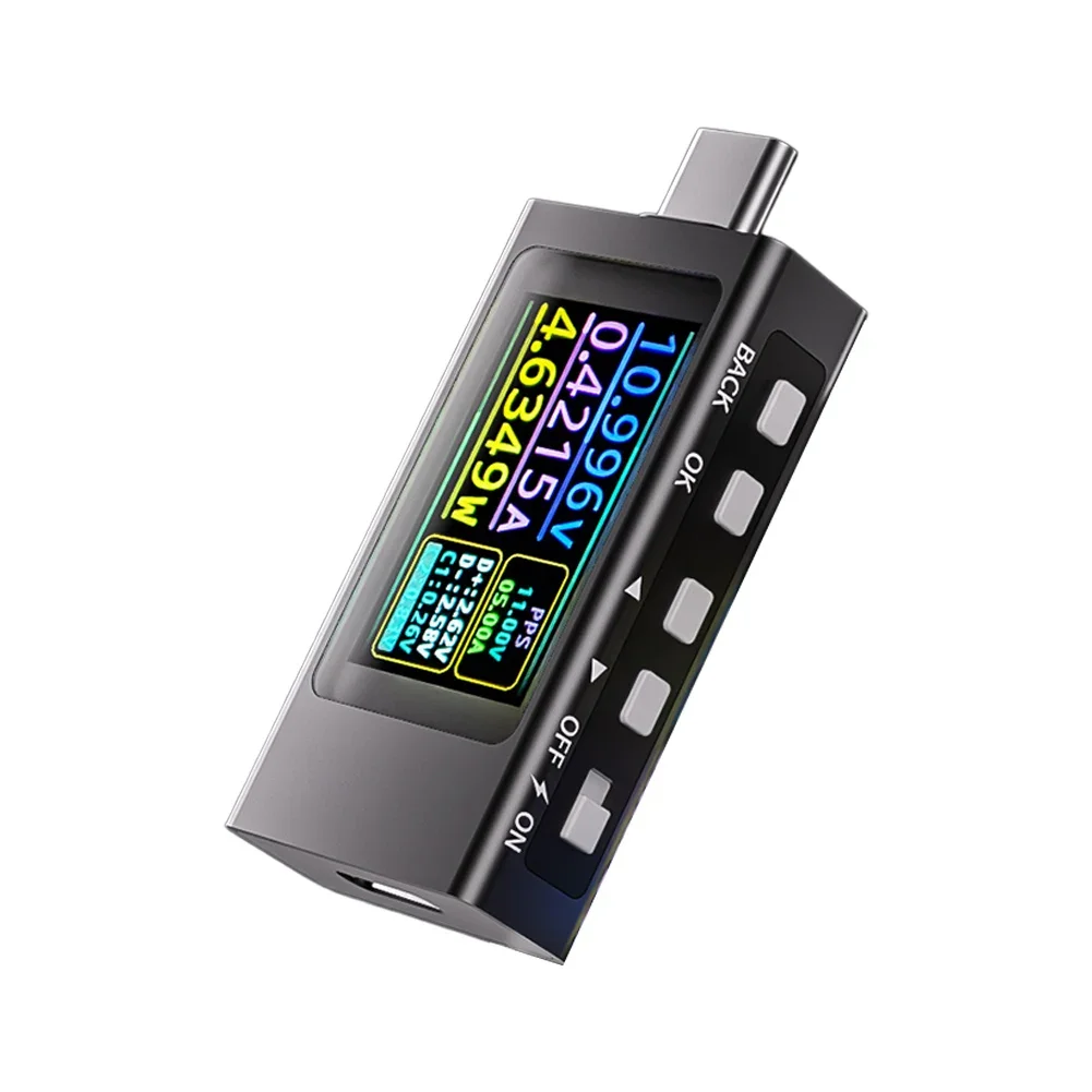 Ripple Tester USB Tester For Fast Charge Testing 54.96*24.45*11.15mm Automatic Protocol Testing Device Metal Shell
