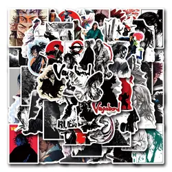 55Pcs Cool Vagabond Stickers DIY Stickers Scrapbooking Phone Luggage Skateboard Waterproof Graffiti Decals