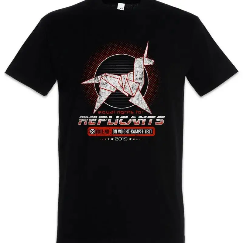 EQUAL RIGHTS FOR REPLICANTS T SHIRT Voight Kampff Symbol Logo Company Sign