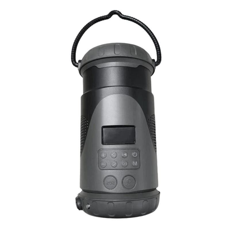 A97I-Solar Hand Crank Radio Multifunction With Camping Lantern& Flashlight, 5000Mah AM/FM Weather Radio Bluetooth Speaker