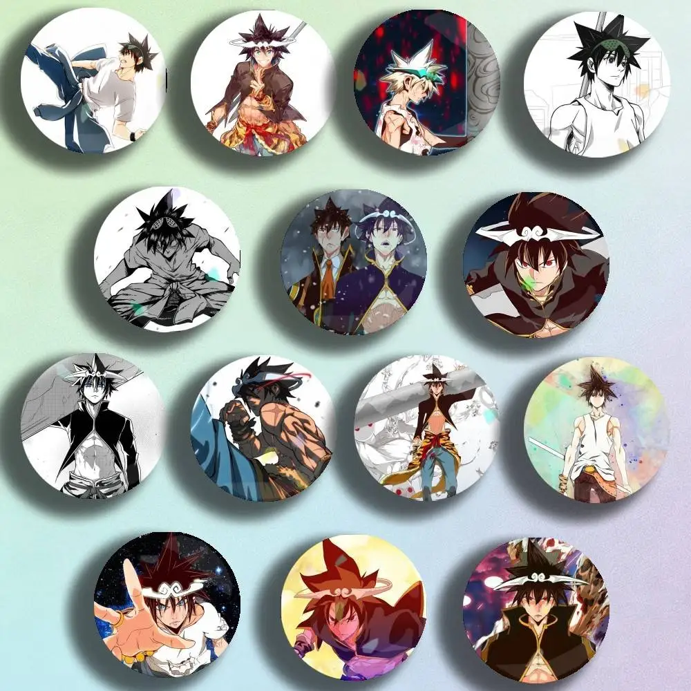 

Mori Jin GodOf High School KR Badge Stage Brooches on Backpack Clothes Handmade Round Enamel Pins for Jewelry Gift Bag Accessory