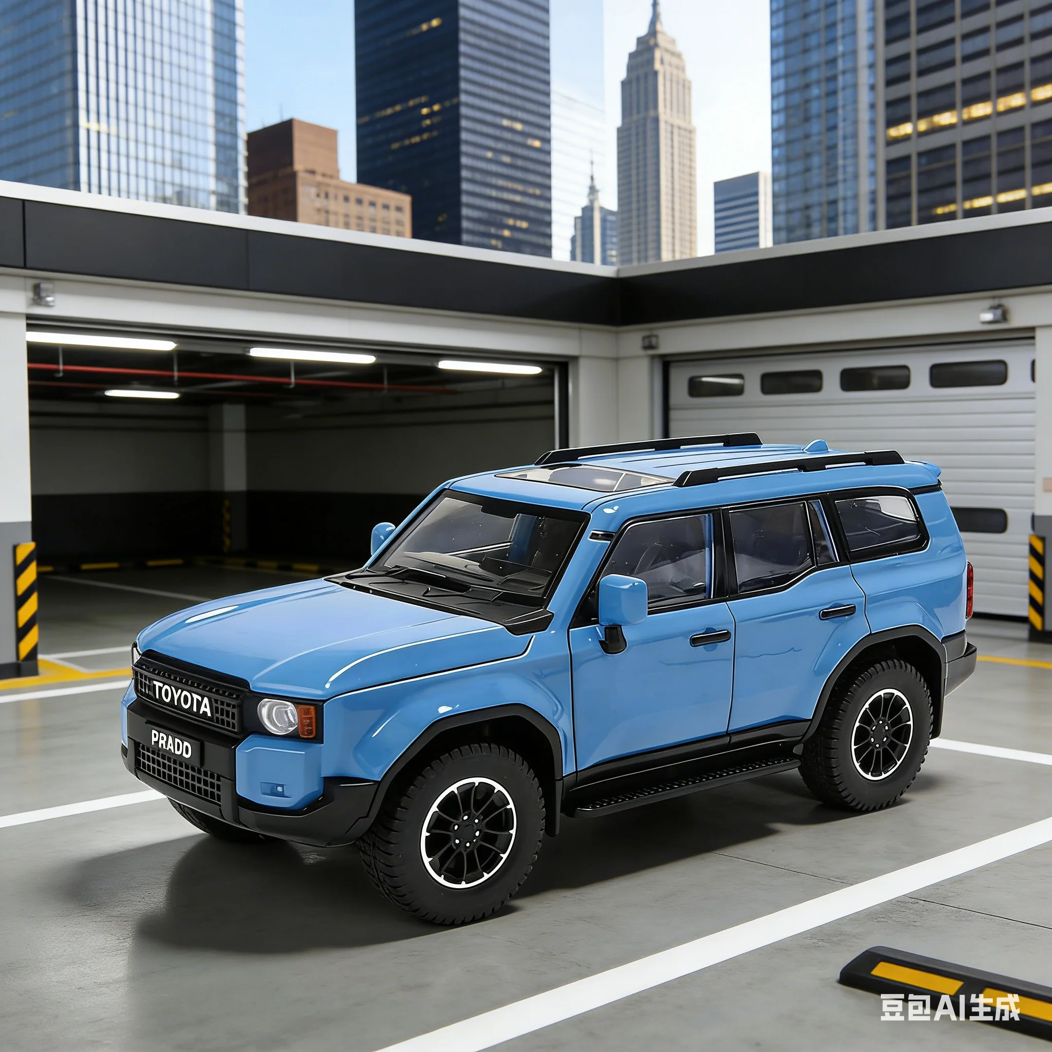 

Новая модель внедорожника Prado 1:24, имитационная машинка из сплава со звуком и светом, детская игрушка, коллекционный подарок для фанатов