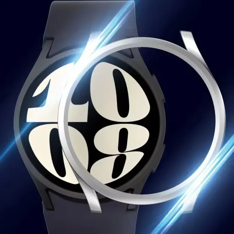 PC-Schutzhülle für Samsung Galaxy Watch 7, 40 mm und 44 mm, Zubehör, Rahmen, schützende, robuste Schutzhülle, Galaxy Watch7, Smartwatch-Hülle. – Detail 4