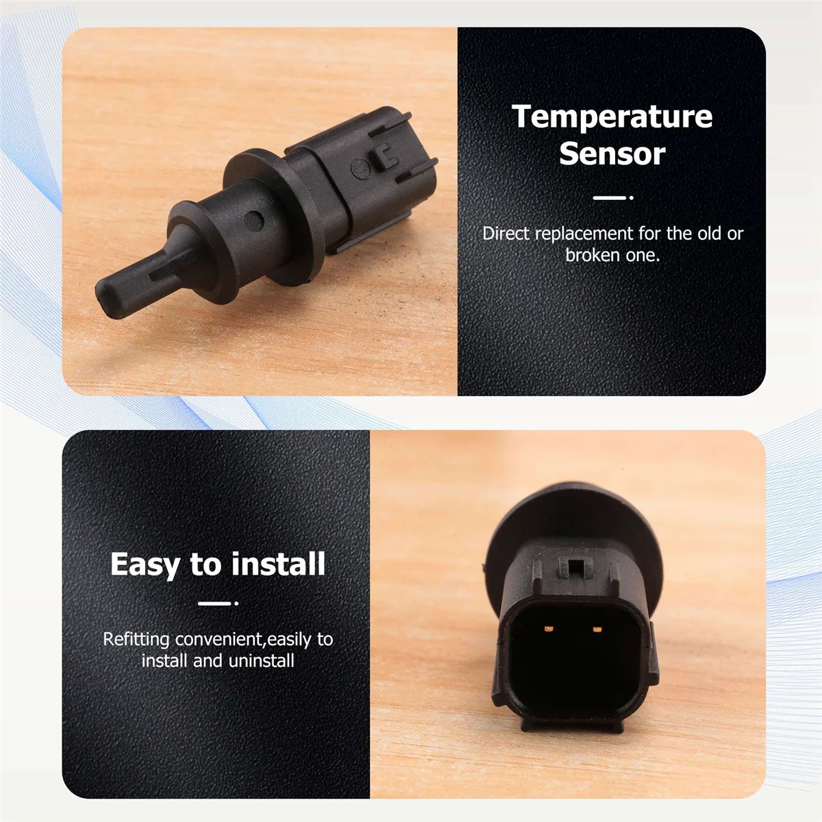 Sensor de temperatura de carga de aire ambiente de coche para 2000-2018 5149264AB 05149264AB